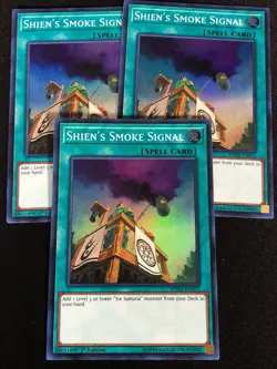 Yugioh Shien's Smoke Signal SPWA-EN015 1st Super x3 (NM) - Image 1