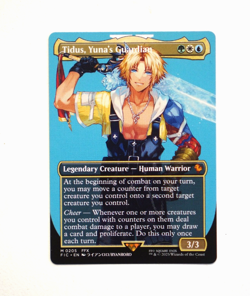 Tidus, Yuna's Guardian Borderless Final Fantasy Magic Card - Image 1