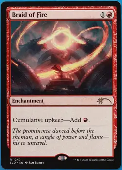 Braid of Fire (Secret Lair 1247 Promo) MINT MTG MAGIC CARD (508173) ABUGames - Image 1