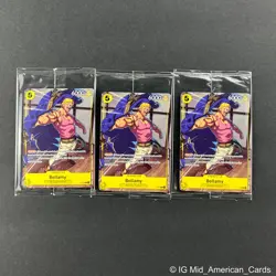 x3 Bellamy Pirates Party Vol. 4 Promo P-039 One Piece Promotion Cards English - Image 1