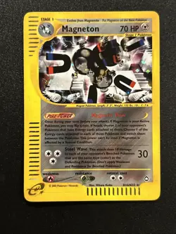 Magneton H16/H32 Aquapolis Holo Pokemon Card Excellent/NM ! WOTC - Image 2