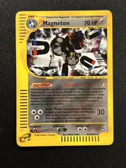 Magneton H16/H32 Aquapolis Holo Pokemon Card Excellent/NM ! WOTC - Image 3