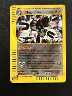 Magneton H16/H32 Aquapolis Holo Pokemon Card Excellent/NM ! WOTC - Image 4