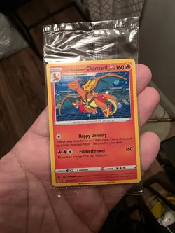 Special Delivery Charizard SWSH075 SWSH with Swirl! Promo Cards Holo Sealed. - Image 4
