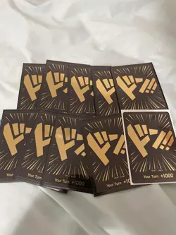 One Piece EN - DON!! Card (Black and Gold) Playset (10 Dons) NM - Image 1
