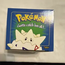 Vintage 1999 Pokemon Burger King 23k Gold Plated Trading Card Togepi Blue Sealed - Image 1
