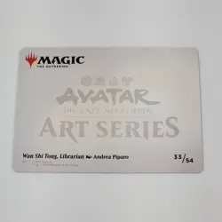 MTG Wan Shi Tong, Librarian Art Card Art Series Avatar The Last Airbender NM - Image 2
