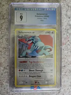 Pokemon Cards: Platinum Arceus Rare Holo: Salamence 8/99 PSA Mint 9 - Image 1