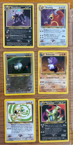 Neo Discovery Pokemon Card 66+ card lot Houdoom holo 4/75 & Ursaring holo 15/75 - Image 2