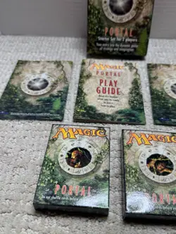 MTG NEW PORTAL STARTER SET for 2 Players Magic the Gathering Cards 1997 - Opened - Image 5