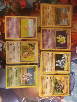 Pokemon Lot of 7 Vintage cards- all are NM - 2 1st edition - All 2000 or Earlier - Image 1