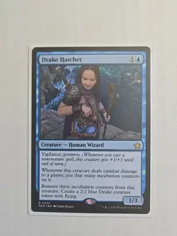 Drake Hatcher - Foundations - NM - MTG Magic - Rare - Creature - Image 1