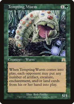 MTG - Tempting Wurm - Onslaught - X1 - (LP) - #W6457 - Image 1