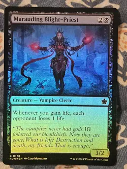 Marauding Blight-Priest FOIL Foundations MTG Magic - Image 1