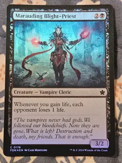Marauding Blight-Priest FOIL Foundations MTG Magic - Image 2