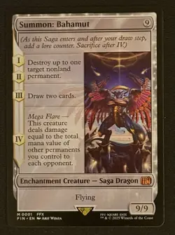 Summon: Bahamut Non- Foil M FINAL FANTASY 1 NM - Image 1
