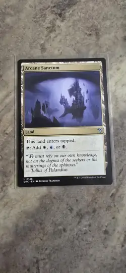 Arcane Sanctum Commander: Aetherdrift Regular Land Uncommon MTG NM - Image 1