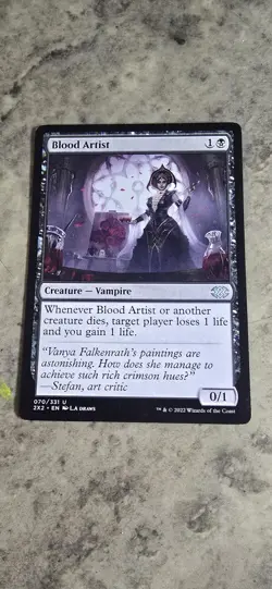 Blood Artist Double Masters 2022 Regular Creature Vampire Uncommon MTG NM - Image 1
