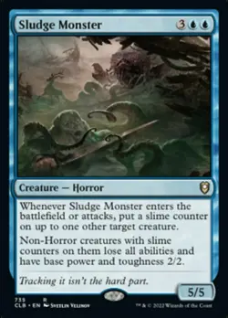 Sludge Monster x1 - Commander: Commander Legends: Battle for Baldur's Gate - NM- - Image 1