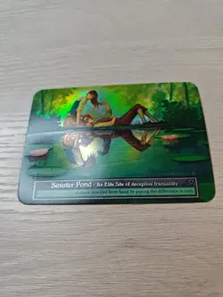 Sorcery Contested Realm GOTHIC FOIL Sinister Pond - Image 1