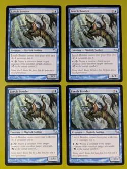 Leech Bonder x4 Shadowmoor 4x Playset Magic the Gathering MTG - Image 1