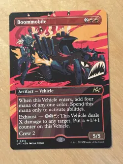 MTG Magic the Gathering Boommobile Borderless Aetherdrift NM - Image 1