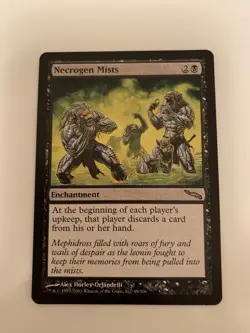MTG NM Necrogen Mists Mirrodin Free Shipping In The US with Tracking - Image 1