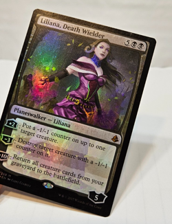 FOIL Liliana, Death Wielder Amonkhet MTG Magic The Gathering 355 - Image 4