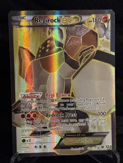 Pokemon Regirock EX 43a/124 Alt Art XY Premium Trainer Collection Promo - Image 1