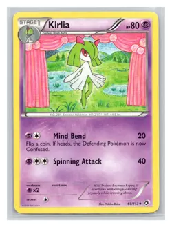 Pokemon TCG Kirlia 60/113 Legendary Treasures Normal LP - Image 1