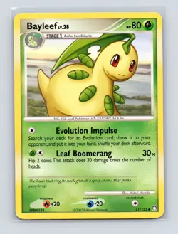 Pokemon TCG Bayleef 41/123 Mysterious Treasures Normal MP - Image 1