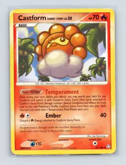 Pokemon TCG Castform Sunny Form 51/146 Legends Awakened Normal DMG - Image 1