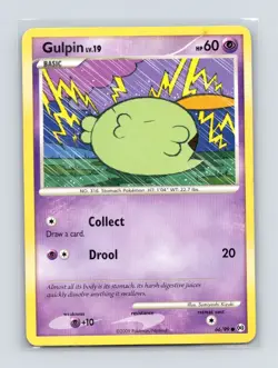 Pokemon TCG Gulpin (66) 66/99 Arceus Normal MP - Image 1