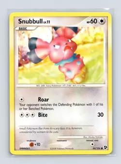 Pokemon TCG Snubbull 84/106 Great Encounters Normal LP - Image 1