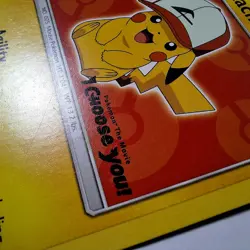 Pokemon TCG Ash's Pikachu SM109 Sun and Moon Black Star Promo LP - Image 5