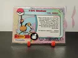 2000 Pokemon Topps Chrome TV DODUO #84 - Image 5