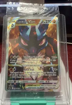 Pokemon TCG Lucario VSTAR SWSH291 Crown Zenith Promo SEALED - Image 1
