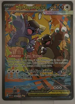 Pokemon MEGA EVOLUTIONS MEGA KANGASKHAN EX SIR #182/132 - Image 1
