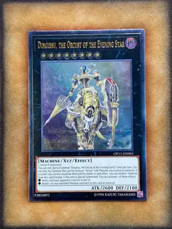 Yugioh Dingirsu, the Orcust of the Evening Star OP11-EN001 Ultimate Rare NM - Image 1