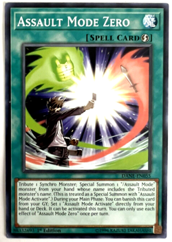 YuGiOh! - Assault Mode Zero DANE-EN055 1st Edition Common - Image 1
