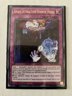Yugioh! Amaze Attraction Horror House LIOV-EN075 Ultra Rare 1st Edition - Image 1