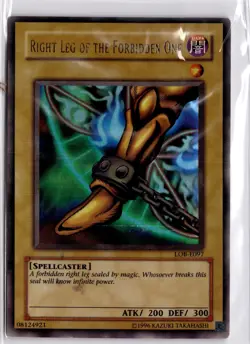 Right Leg of the Forbidden One LOB-E097 Unltd Edition Ultra Rare Yu-Gi-Oh! - Image 3
