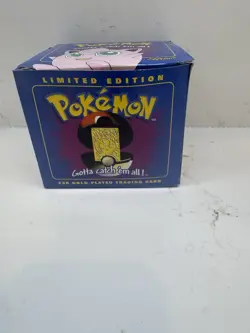 1999 Pokemon Jigglypuff #39 23K Gold Plated Trading Card - Image 5