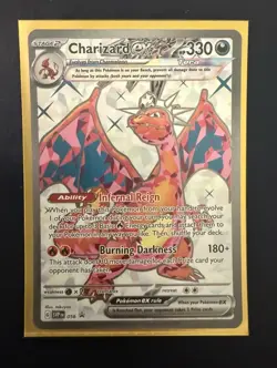 Pokemon TCG Charizard EX SVP056 Black Star Holo Promo Card NM/M Condition - Image 3