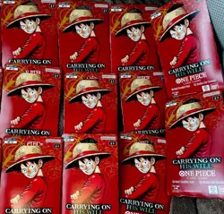 11x LOT ~ ONE PIECE CARD GAME ~ CARRYING ON HIS WILL ~ Sleeved Booster Packs - Image 1