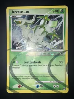 Pokemon TCG Arceus AR2 Grass Holo Rare Card - Image 1