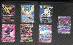 Pokemon TCG Lot 7 EX Full Art Cards from Random Sets. All Cards Shown Mint/NM - Image 1