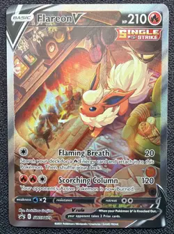 Flareon V SWSH179 Sword & Shield Promo Pokemon Card - Image 1