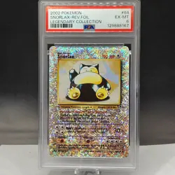 Snorlax Reverse Holo Legendary Collection 2002 Pokemon Card #64 PSA 6 EX-MT WOTC - Image 1