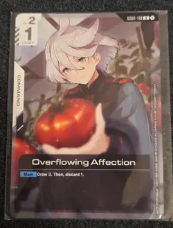 Overflowing Affection (Newtype Challenge 2025 Mission 1) - Gundam Promo Card - Image 1